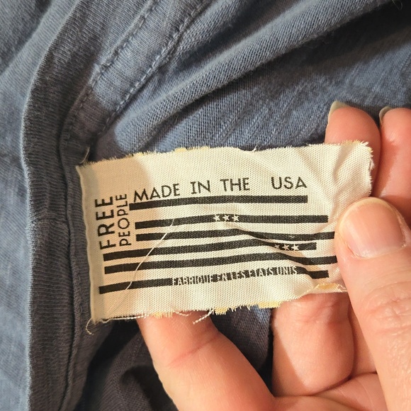 Free People blue cotton tunic - Picture 6 of 8